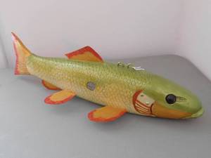 lot 19 image: Denny Eckert 19 Fish Decoy