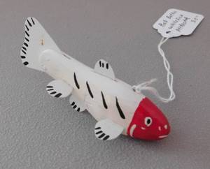 lot 21 image: Rod Bethel 3.5 Fish Decoy