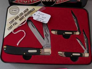lot 40 image: Old Timer 3 Piece Knife Set