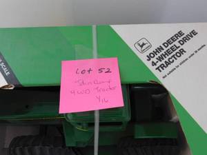 lot 52 image: John Deere 4WD 116 Tractor