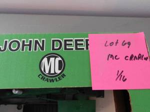 lot 69 image: John Deere Model MC CrawlerDozer 116 Tractor