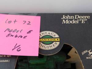 lot 72 image: John Deere Model E Engine 116 Scale
