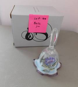 lot 99 image: Purple 7 Fenton Wavy Bell
