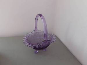 lot 107 image: Purple 8 Fenton Basket