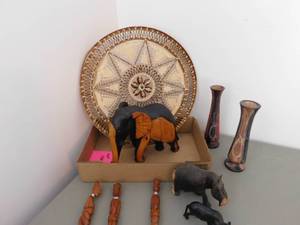lot 150 image: Misc. Wood Carvings