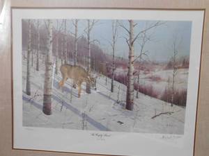 lot 172 image: Framed Les Kouba Empty Stand - 29 x 35