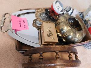 lot 213 image: 2 - Boxes of Misc. Knick Knacks