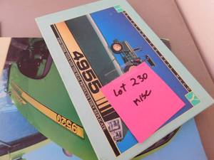lot 230 image: Box of John Deere Literature, Book, Magazines