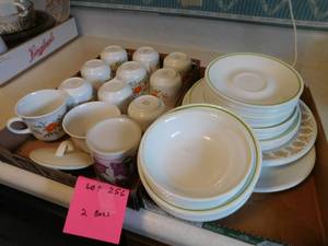 lot 256 image: 2 - Boxes of Corelle Dishes