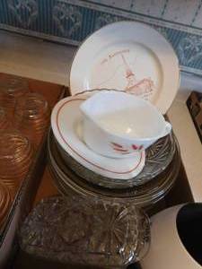 lot 257 image: 3 - Boxes of Dishes & Misc. Items