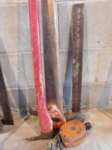 lot 276 image: Wood Pulley & Misc. Items