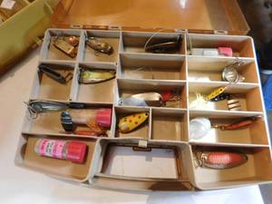 lot 297 image: Tackle Box & Misc. Items