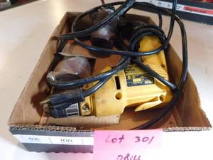 lot 301 image: Drill & Misc. Items
