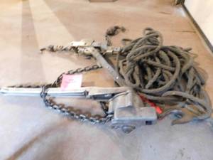 lot 330 image: 2 - Come Alongs & Rope