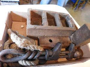 lot 354 image: Brick Anvil & Misc. Tools