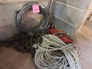 lot 376 image: Chain, Binders, Rope