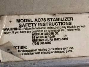 lot 51 image: Sidekick Ladder Stabilizer