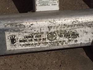 lot 57 image: Pair of Werner Ladder Jacks
