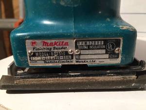 lot 61 image: Makita Finishing Sander