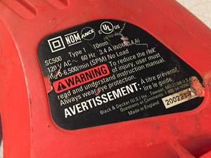 lot 64 image: Black and Decker Navigator Powered Handsaw  Jigsaw