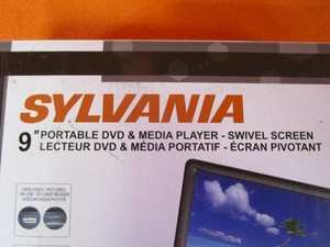 (New) Sylvania 9 Portable DVD Player wSwivel Screen