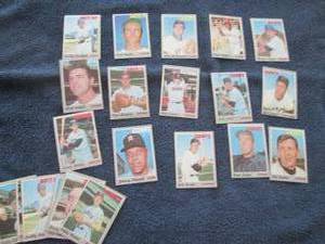 25 1970 Topps Baseball Cards...