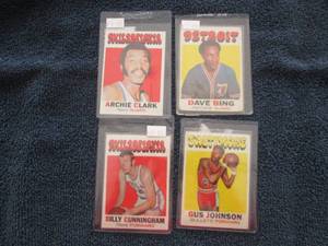 1971-72 Topps Basketball Cards...
