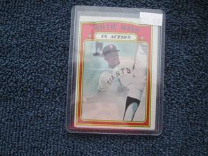 1972 Topps Willie Mays Card...