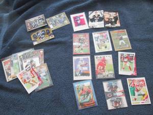 25 Football Star Cards...