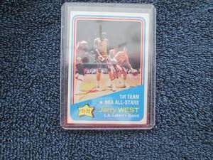 1973-74 Topps Jerry West Card...
