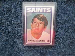 1972 Topps Archie Manning Rookie Ca...