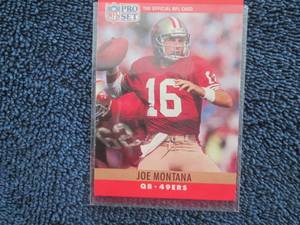 Joe Montana Cards...