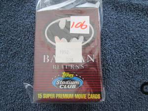 9 1992 Batman Returns Stadium Club ...