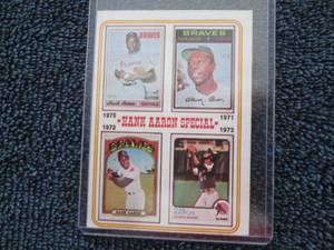 1974 Topps Hank Aaron Card...