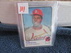 1973 Topps Bob Gibson Card...