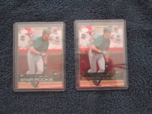 2 Rocco Baldelli Rookie Cards...