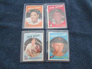 4 1959 Topps Cards...
