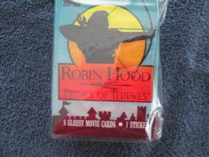 10 1991 Topps Robin Hood Packs...