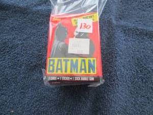 9 Topps Batman Series 2 packs...