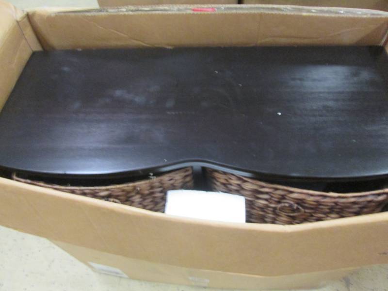 Curved-Front 6-Basket Stand open bo...