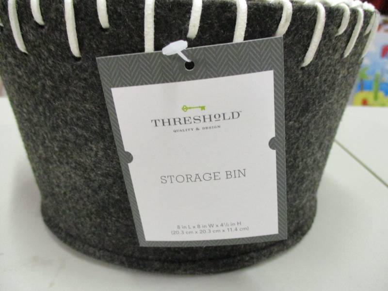 Threshold Felt Storage Basket, well...