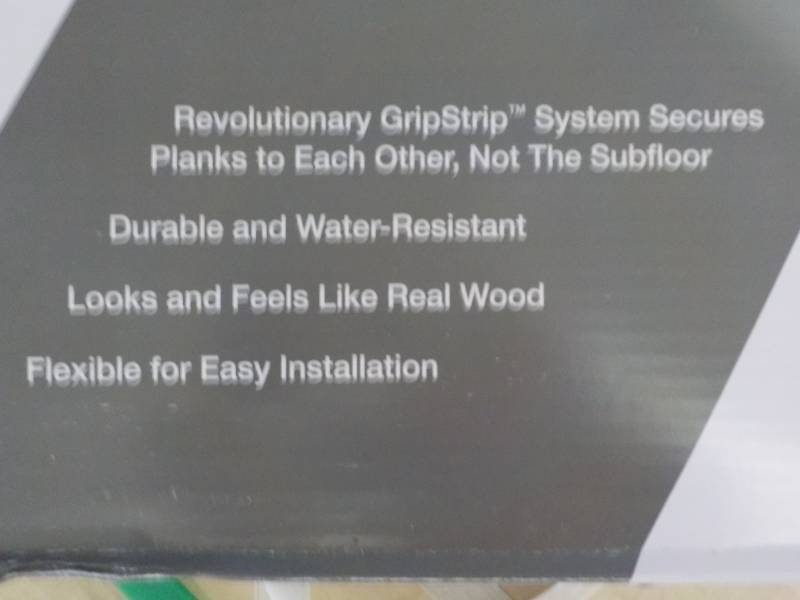 4 cases Allure Grip Strip Flooring ...