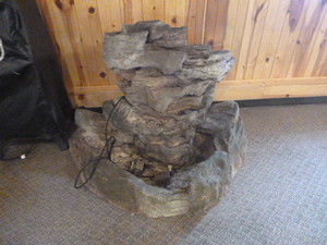 lot 8 image: Faux Stone WaterfallFountain