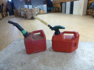 lot 54 image: 2 Gas Cans with Nozzles