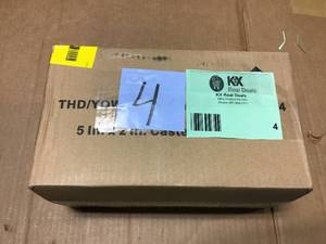 5 in. Black PP Caster Kit by Husky in good condition