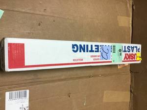 HUSKY 10 ft. x 50 ft. Clear 6 mil Plastic Sheeting in good condition