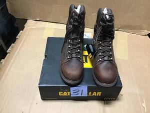 Mens Hauler Waterproof 6 Work Boots - Composite Toe - Dark Beige Size 12(M) in good condition