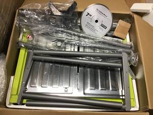 7 in. 4.8 Amp Tile Saw with Stand by RYOBI in good condition