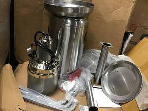 48000 BTU Stainless Steel Patio Heater by Hampton Bay in good condition