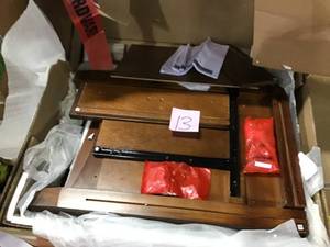 Abrams 1 Drawer Walnut Finish Nightstand (24 in W. X 25.98 in H.) in good condition&nbsp